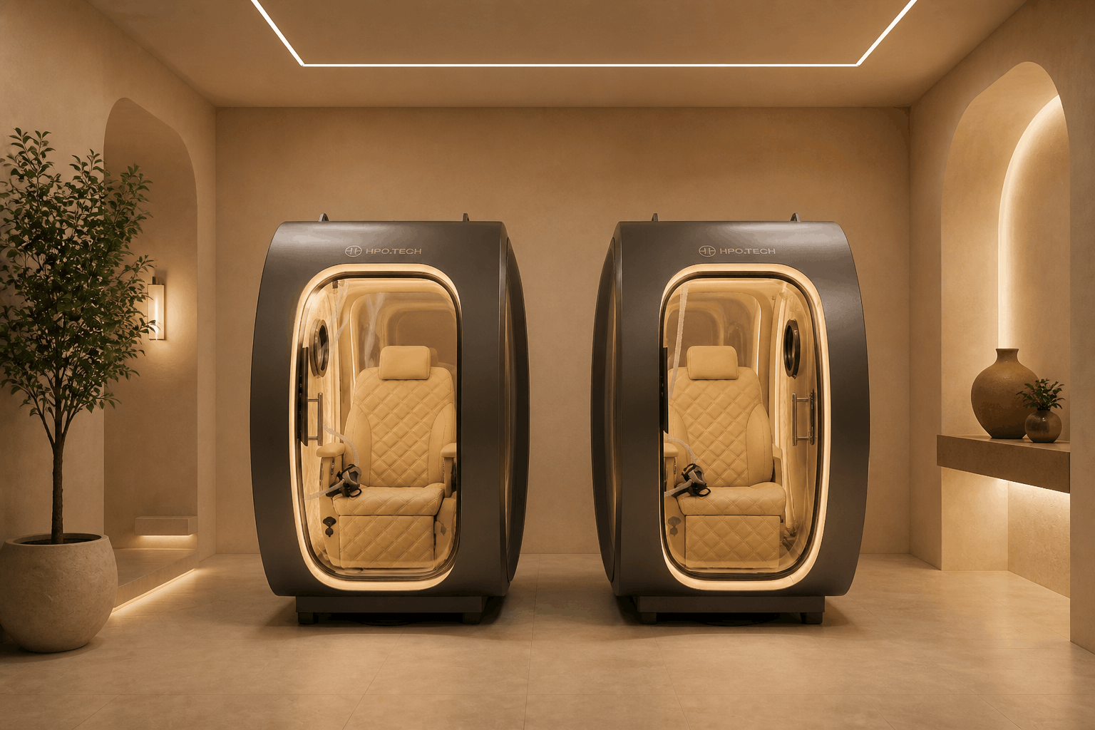 The Recovery Studio with two hyperbaric oxygen chambers